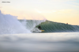 Une gauche au sud s'est mis à fonctionner en montant. Rider : Gérard Ben Soussan - Photographe : Sacha Zeitoun