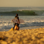 Justine Dupont sur une droite tendue. Photographe : Xavier Jarjanette