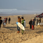 Photographe : Estim Association - surfeurs (de gauche à droite) : Arnaud Binard, Maxime Huscenot, Thomas Baché, Thomas Oued El Maalem, Jean Seb Estienne