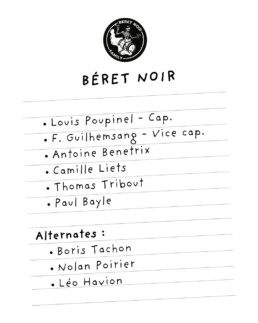 l'équipe de Béret Noir Family