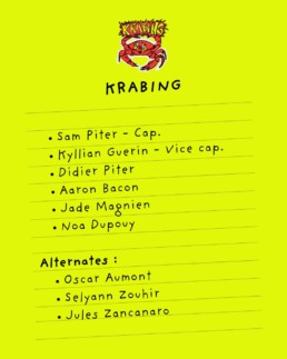 l'équipe de Krabing TV
