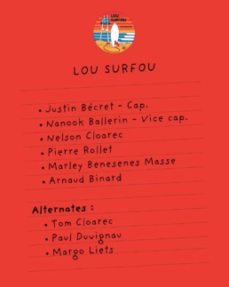 l'équipe de Lou Surfou