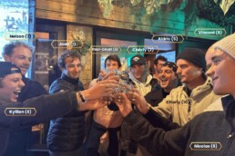 le top 10 du RB partage un verre d'armagnac