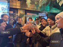 le top 10 du RB partage un verre d'armagnac